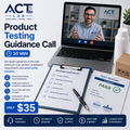 Product Testing Guidance Call (30 min)