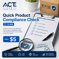 Product Compliance Quick Check (15 min)